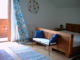 Schlafzimmer im Ferienhaus Bergidylle (Haushilde)